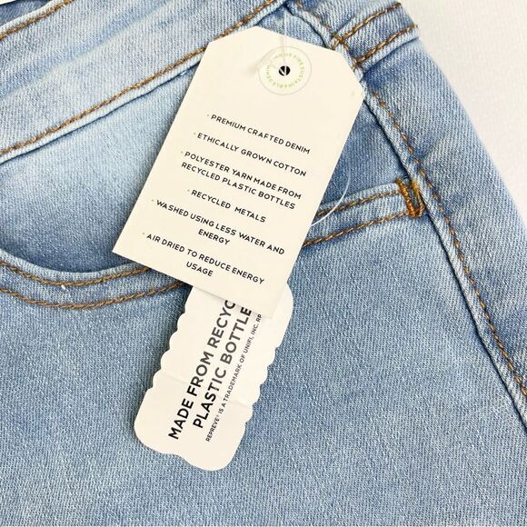 Ring of Fire Sustainable Denim Light Wash Skinny Stretch Jeans Boys Size 18 - Picture 3 of 9